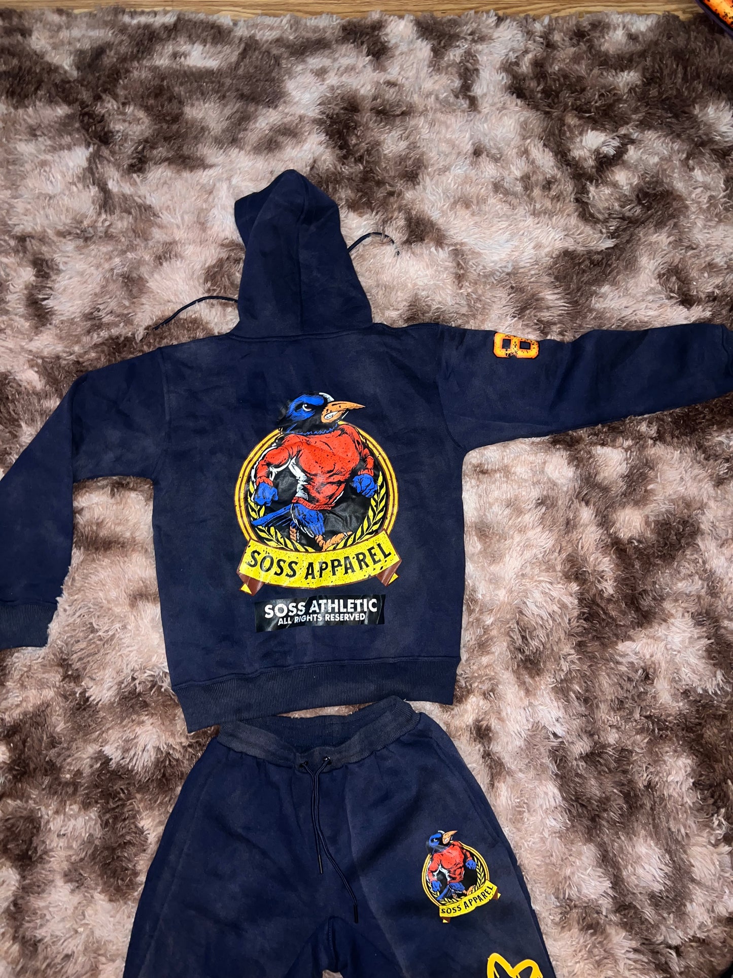 SoSS Raven Flock Sweat Suits